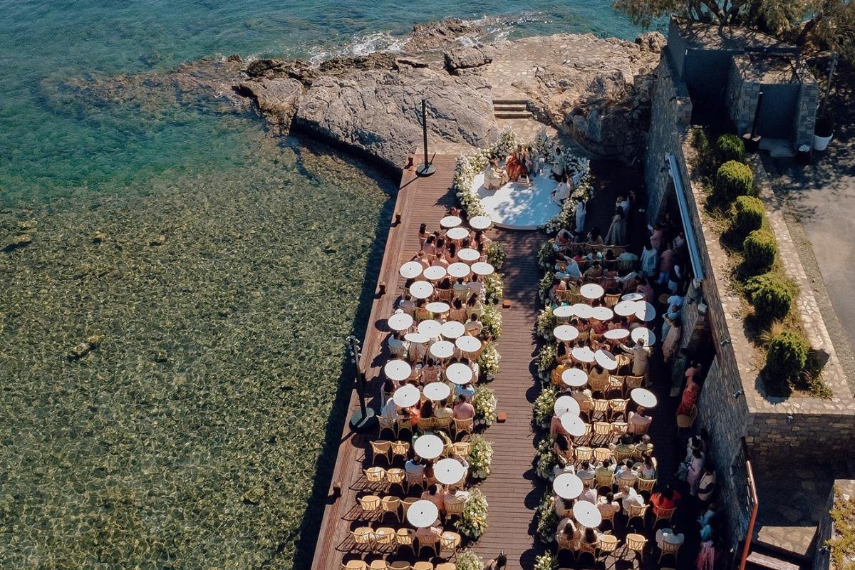 A destination wedding in greece in athens riviera